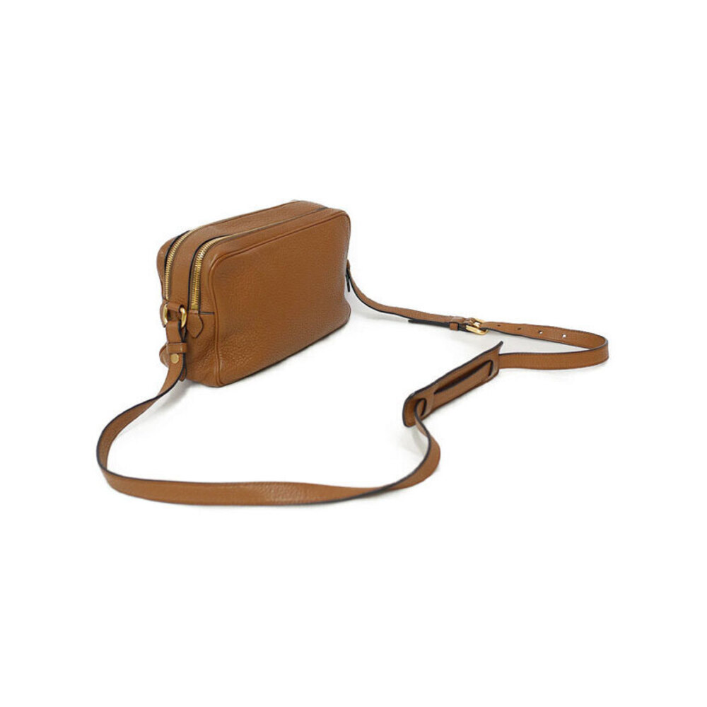 Prada bag brown Vitello leather calfskin Phenix Crossbody camera